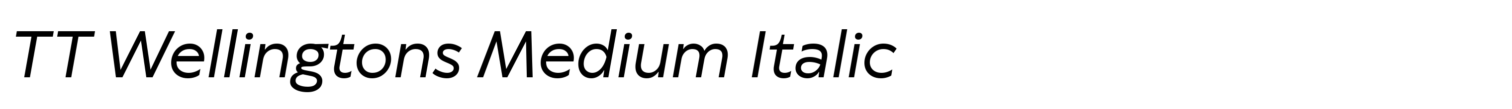 TT Wellingtons Medium Italic